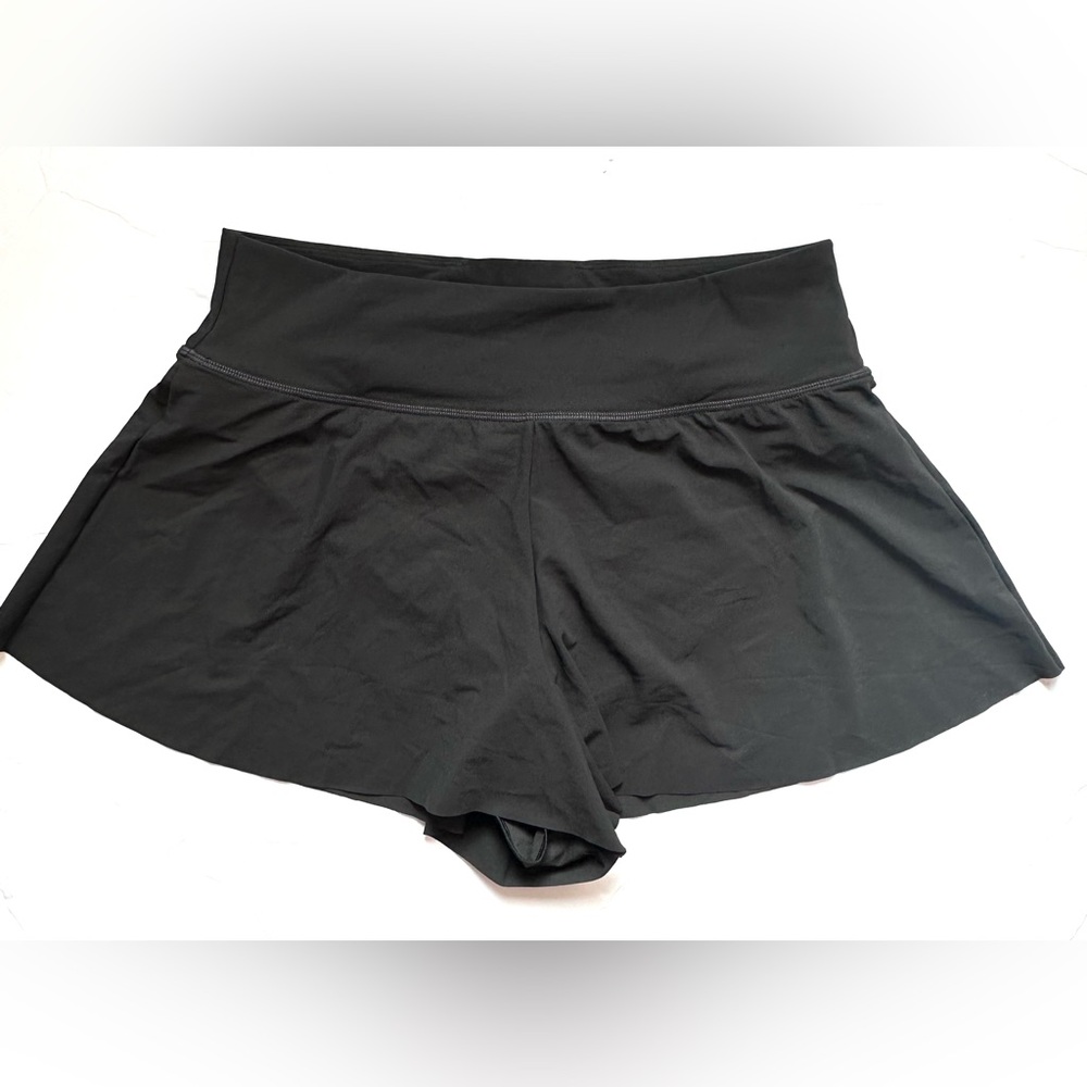Athleta‎ Black Athletic Run Shorts Women’s Sz Medium New with tags High Rise Gym